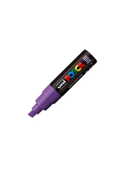 POSCA Marker cu vopsea PC-8K, vârf teșit de 8,0 mm - violet