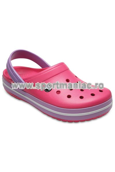 Crocs Crocband Clogs 38-39 Eu - M6/w8 Us Pink - Paradise Pink/iris