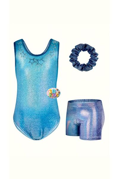 3b kids Costum de baie de gimnastică cu strasuri Îmbrăcăminte de gimnastică de balet