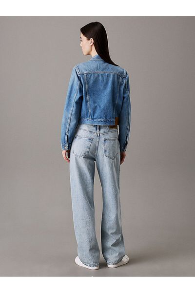 Calvin Klein DENIMOVÝ TRUCKER 90'S CROPPED