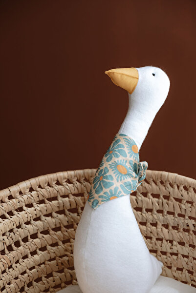 Tuğba Kuğu Duck Sleeping Companion with Scarf - Groovy