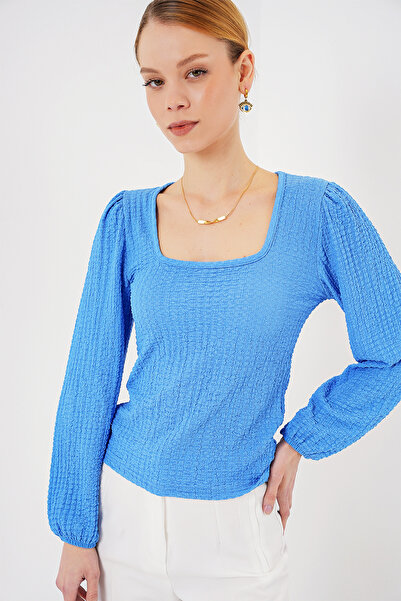 Bigdart 0442 Long Sleeve Blouse - Saks