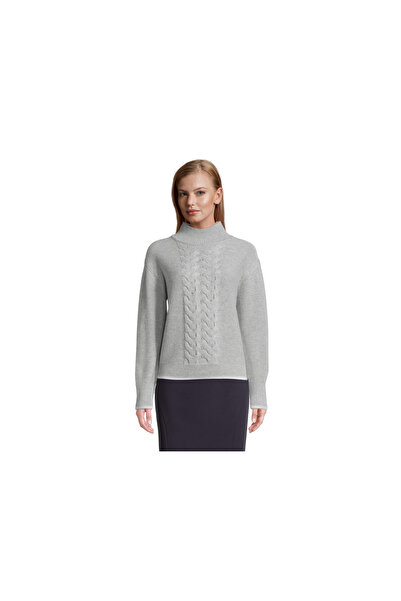 Betty & Co Rollkragenpullover für Damen in silber