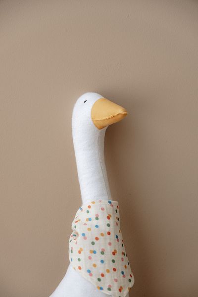 Tuğba Kuğu Duck Sleeping Companion with Scarf - Cand Dots