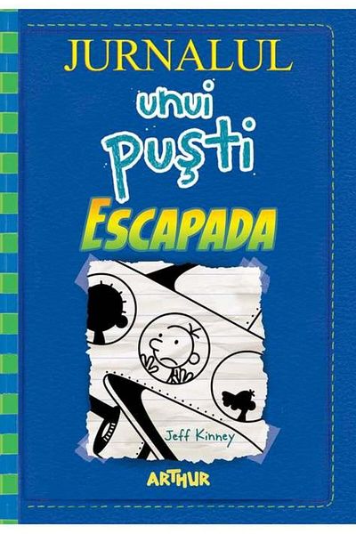 Editura Arthur Jurnalul unui pusti 12. Escapada, Jeff Kinney