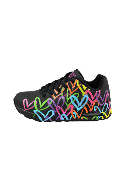 SKECHERS Freizeit Schnürer Für Damen In Schwarz