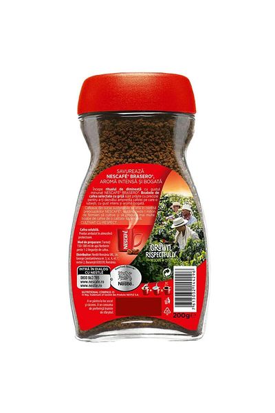 Nescafe Cafea instant Nescafe Brasero, 200g