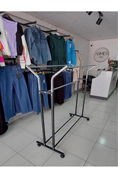 Can Vista Home V Ayarlı 105 Cm Tekerli Portatif Eşek Askılık