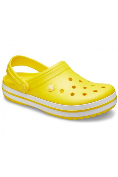 Crocs Crocband Clogs 46-47 EU - M12 US Yellow - Lemon/White