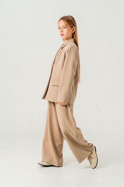 HAUSEkids 4-15 Years Colors Nişantaşı Girl's Suit-Latte