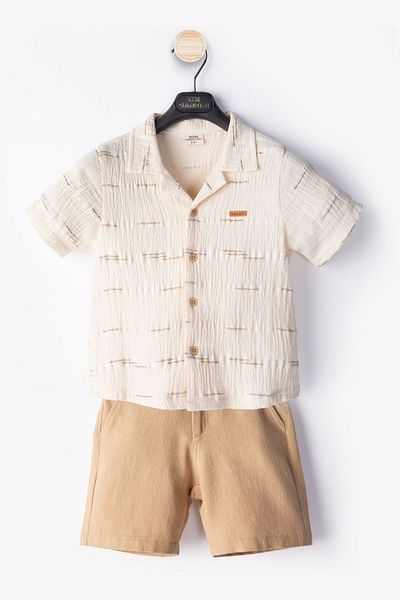 HAUSEkids 2-10 Years New Cotto Boy Suit-Latte
