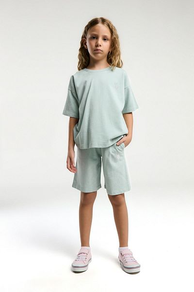 U.S. Polo Assn. 4-15 Years Old Licensed Us Polo Assn Girl's Suit-Water Green