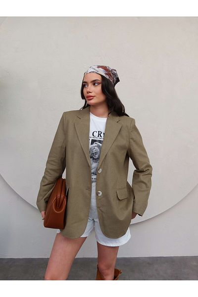 ESRAHELVACI Padded Linen Jacket