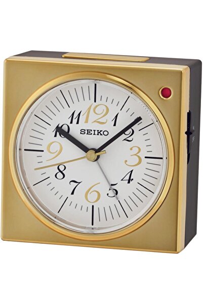 Seiko QHE150G Alarmlı Anakog Masa Saati