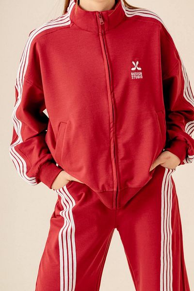 HAUSEkids 9-15 Years Moderno Design Line Girl's Suit-Claret Red