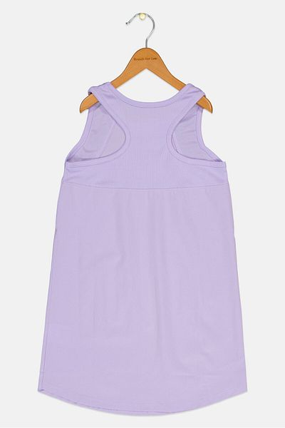 Reebok Kids Girl Sportswear Fit Sleeveless Training Tank Top, Lavender