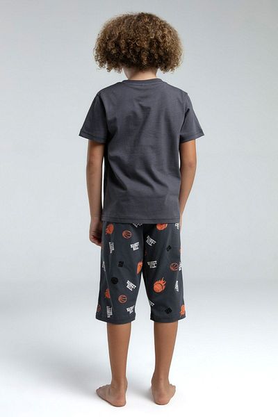 HAUSEkids 2-8 Years Best Team Dino Boys' Suit-Smoked