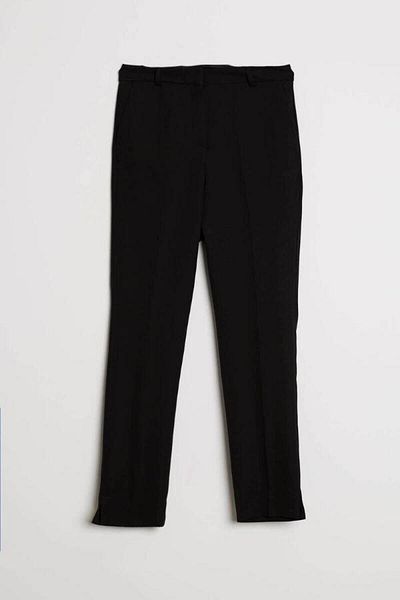 Robin 80184 Striped Jacket Pants Suit Black