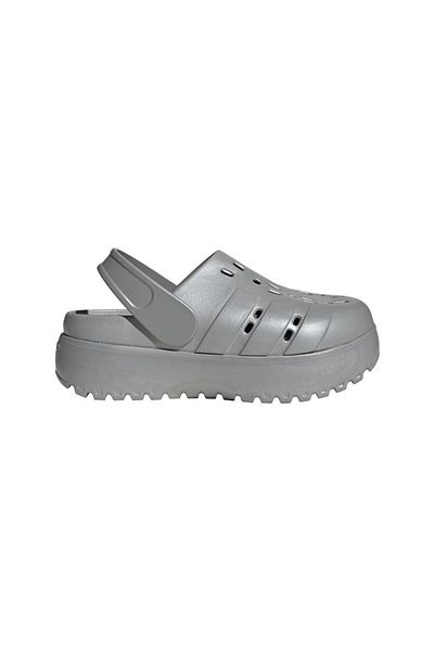 adidas Papuci de damă argintii Adılette Platformă Jq9879