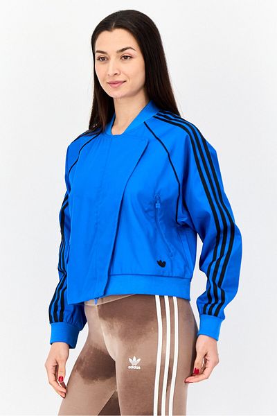 adidas Women Sportswear Fit Long Sleeves Training Jacket, Blue