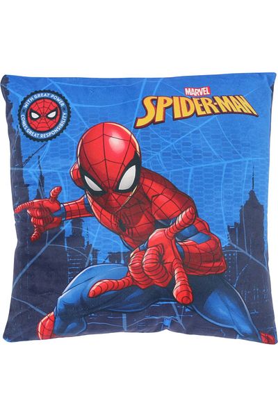 SPIDERMAN Multicolored pillow with two sides, 40x40 cm, Fight, Spiderman