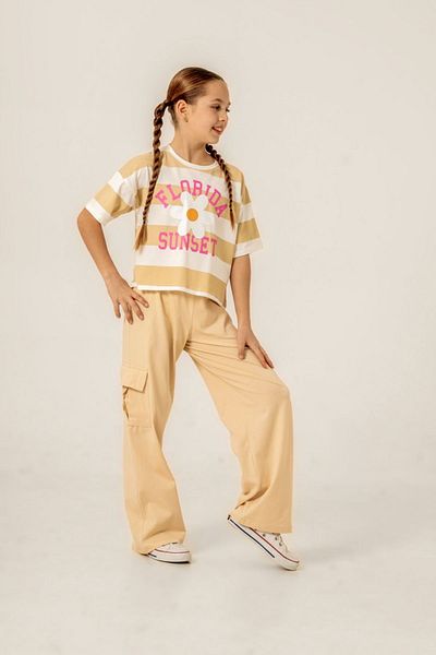 HAUSEkids 8-12 Years Nicely Cotto Girl's Suit -Latte-