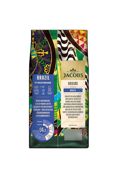 Jacobs Kávová zrna Origins Brazil Crema, 1 kg