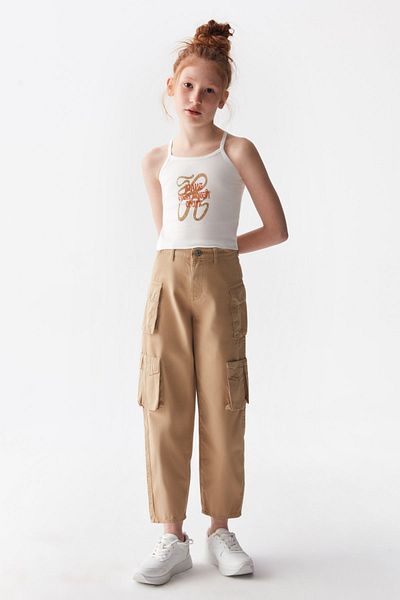 HAUSEkids 8-14 Years Madrid Chueca Girl's Suit -Ecru-
