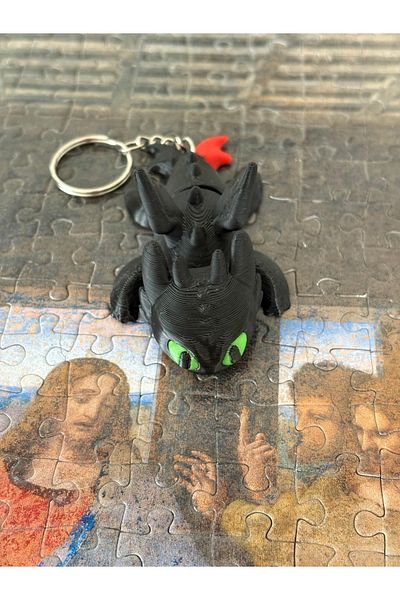 3dyonix Toothless (How to Train Your Dragon) Keychain