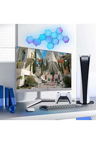 GAMEON GOAP24FHD380IPS 24 Inch Flat Gaming Monitor, FHD 1080p, IPS Panel, 380Hz OC, 0.5ms, HDMI 2.1 White