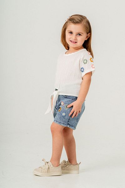 HAUSEkids 2-9 Years Berceste News Girl's Suit-Ecru