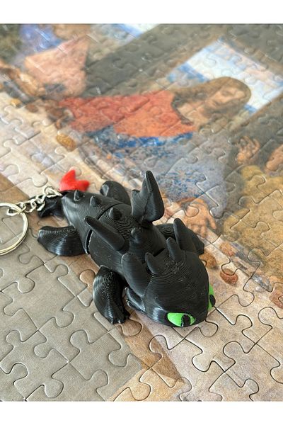 3dyonix Toothless (How to Train Your Dragon) Keychain