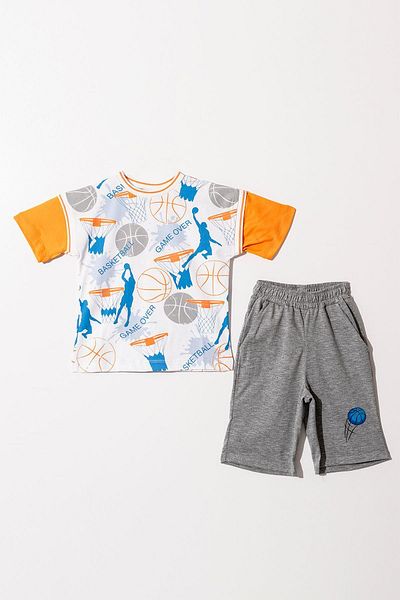 HAUSEkids 6-9 Years Basketball Cool Boy's Team-Orange