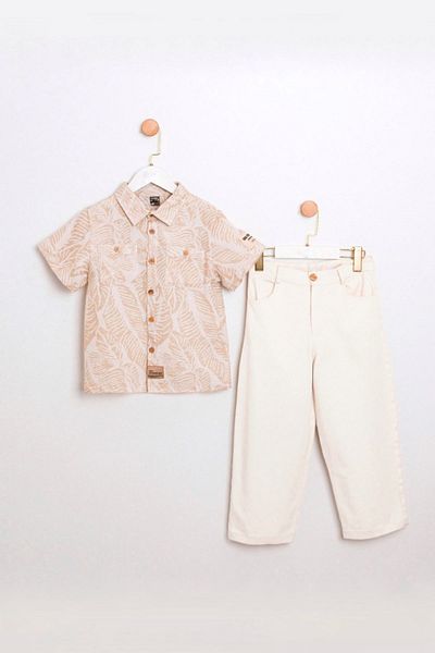 HAUSEkids 5-8 Years Marcelo Cool Boy's Suit-Latte