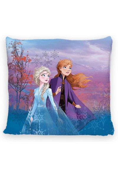 Frozen Multicolored double-sided pillow, 40x40 cm, Sister, Frozen