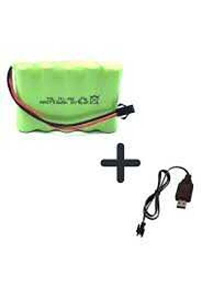 TNL 6V 2700MAH Oyuncak Araba Bataryası Siyah Soket+Usb Şarj Cihazı