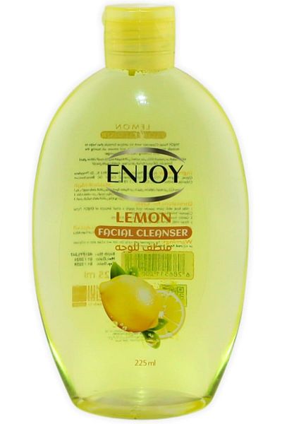 Enjoy Facial Cleanser With Lemon | Deep Cleansing, Antibacterial, Removes Dirt & Makeup, 225ml