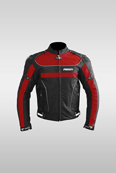 Prosev 186 Hörgüçlü 4 Mevsim Motorcu Montu Kırmızı