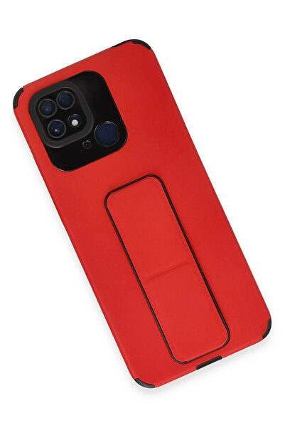 NewFace Xiaomi Redmi 10C Case Mega Stand Silicone - Red 1491515709