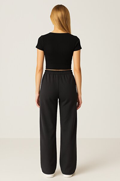 HAKKE Yüksek Bel Geniş Paça Eşofman Altı