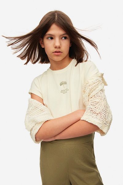 HAUSEkids 8-14 Years Old Lasa De Girl's 3-Piece Set-Cream