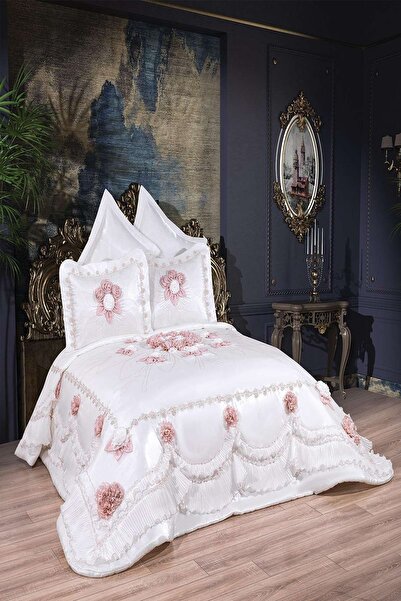 Madamca Amon 4 Pieces Satin Bedspreads
