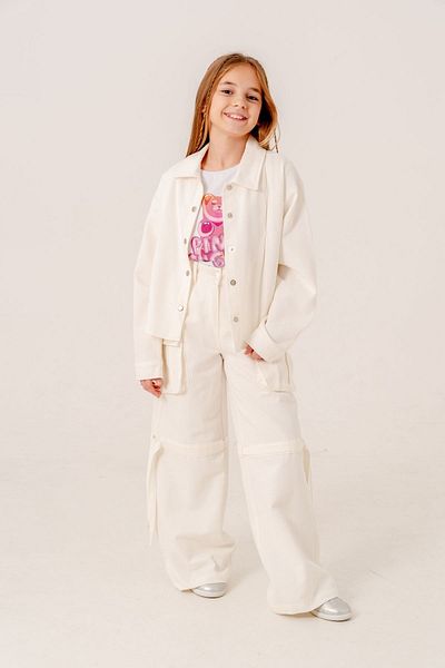 HAUSEkids 4-15 Years Old Sugar Cotto Girl's 3-Piece Set-Cream