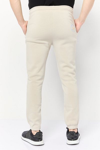 Brooklyn Men Regular Fit Graphic Print Jogger Pants, Beige