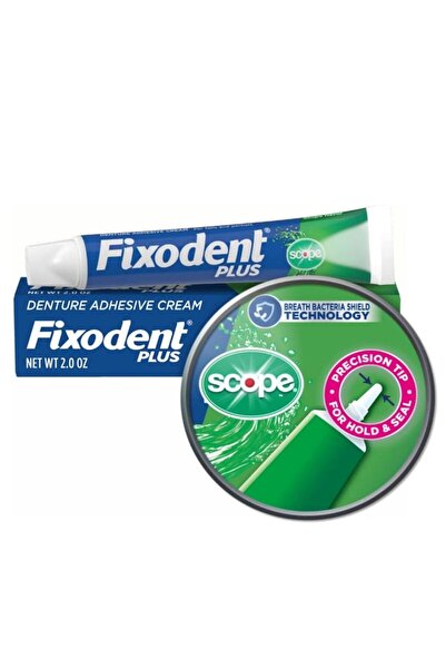Fixodent Plus Scope Protez Yapıştırıcı Krem – 56 g (2 oz)