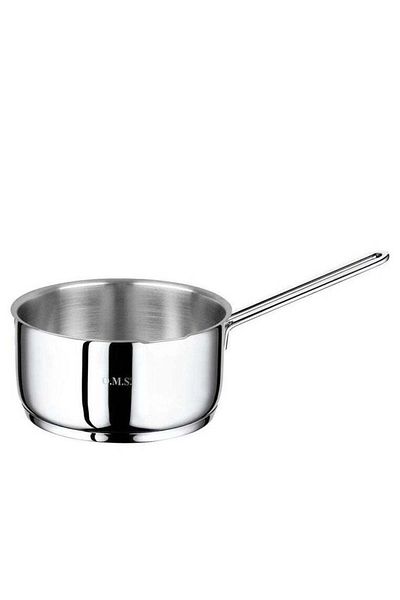 OMS 22 Cm Stainless Steel Milk Pot With Heat Resistance Handle - Made in Turkey