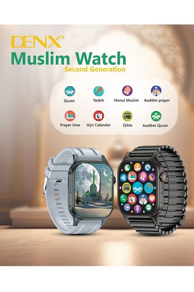 Denx The New MUSLIM WATCH ULTRA Smart Watch