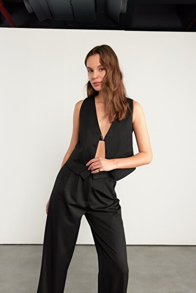 VATKALI Tailored Vest Black