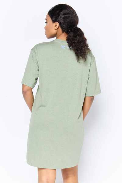 adidas Originals X Moomin Women Sportswear Fit Short Sleeves Outdoor Dress, Sage Green