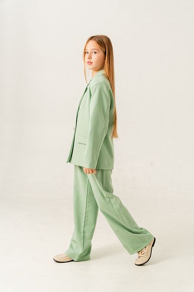 HAUSEkids 4-15 Years Colors Nişantaşı Girl's Suit-Green